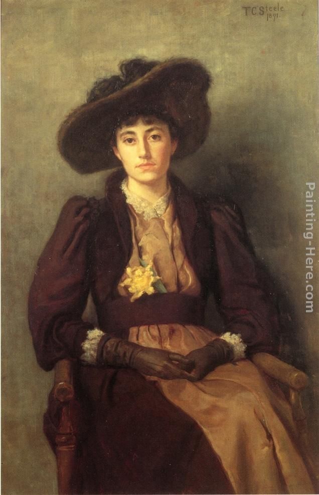 Theodore Clement Steele Portrait of Daisy